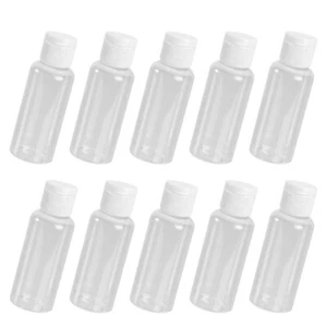 10 Pezzi Bottiglia da Viaggio Vuota Piccoli Barattoli per Contenitori Articoli da Toeletta 50ml - Foto 1 di 12