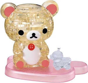 3D Crystal Puzzle 37 Piece Crystal Puzzle Korilakkuma,BEVERLY - Picture 1 of 4