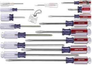 Craftsman 9-31794 Schlitz Kreuzschlitz Schraubendreher Set, 17 Stück - Bild 1 von 12