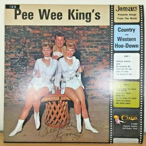 Pee Wee King Collins Sisters Autograph Vinyl Record Country Western Hoe Down - Bild 1 von 12