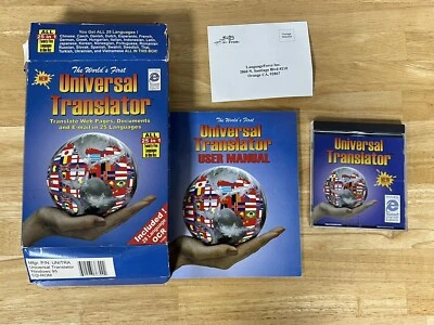Universal Translator (Windows 95 CD-ROM, 642573363092) 25 Sprachen Weltneuheit - Bild 1 von 4