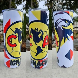 Club America Sublimation Stainless Steel Tumbler 20oz New - Picture 1 of 1