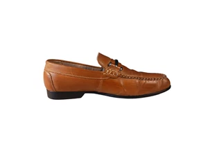 Stacy Adams Mens Slip-On Loafer shoes Beige Size 8 M - Picture 1 of 11