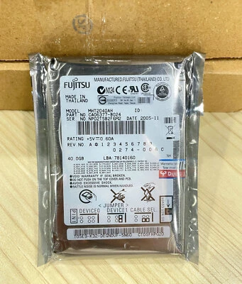 Fujitsu 40GB 40 GB 5400 RPM,2.5" IDE 8MB MHT2040AH Hard Drive For Laptop HDD - Bild 1 von 3