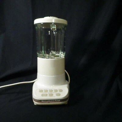KitchenAid KSB5WH5-Speed Blender METAL WHITE w/Polycarbonate Glass JAR tested - Image 1 of 4