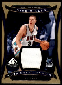 2004-05 SP Game Used Authentic Fabrics Gold #MM Mike Miller /100