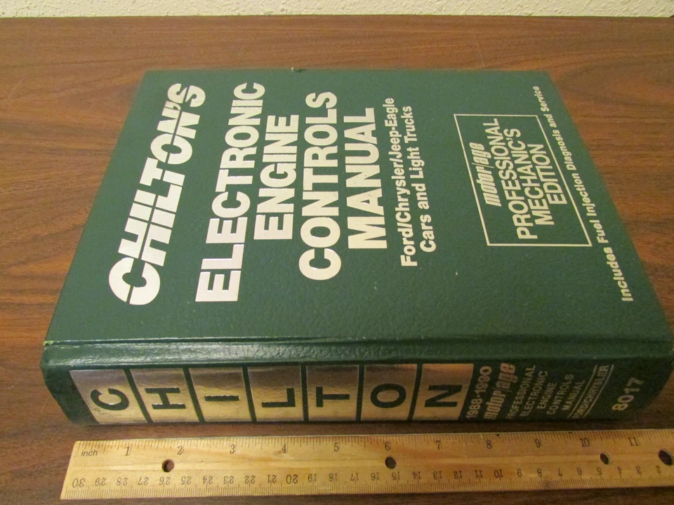 Chilton’s 8017 Profess. 电子发动机控制手册 88-90 福特/克莱斯勒 — 第 1/1 张图片