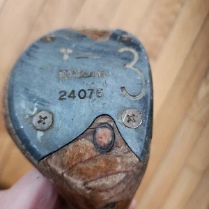 Wilson Sam Snead Blue Ridge Clima Gard Strata Bloc 3 Wood Vintage RH Golf Club - Picture 1 of 15