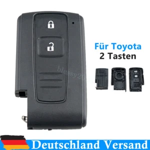 Auto Schlüssel Gehäuse Fernbedienung für Toyota Prius Corolla Verso 2 Tasten - Bild 1 von 7