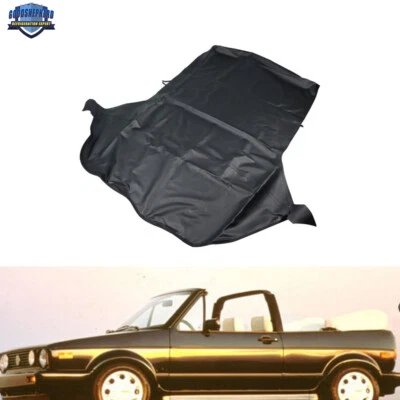 Capota blanda convertible negra para VW Volkswagen Golf Cabriolet 95-99 00 01 Foto 1 de 4