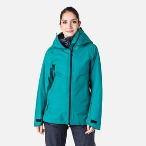 Rossignol SKPR 3L Ski Shell Jacket 45K Waterproof Womens Green SZ XL $495 - Picture 1 of 14