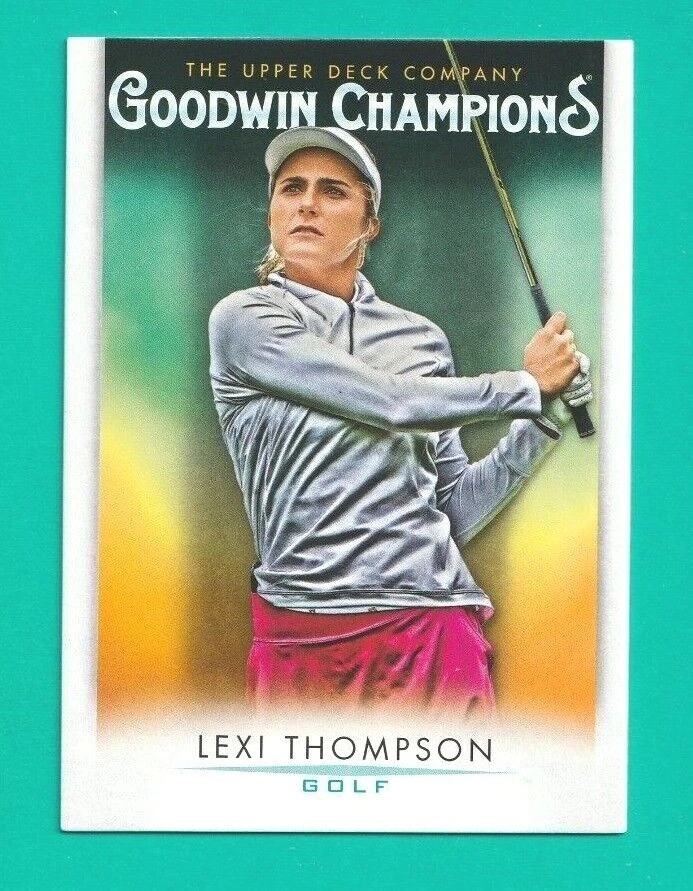 2021 Goodwin Champions LEXI THOMPSON ROOKIE #37 GOLF - Image 1 of 1