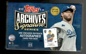 Topps Archives 2019 edición exclusiva jugador activo béisbol hobby box - Imagen 1 de 1