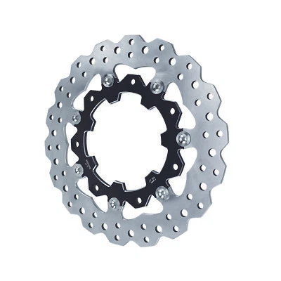 11.8" Floating Black Front Brake Rotor for Harley 09-later Touring Ultra Limited Foto 1 de 4