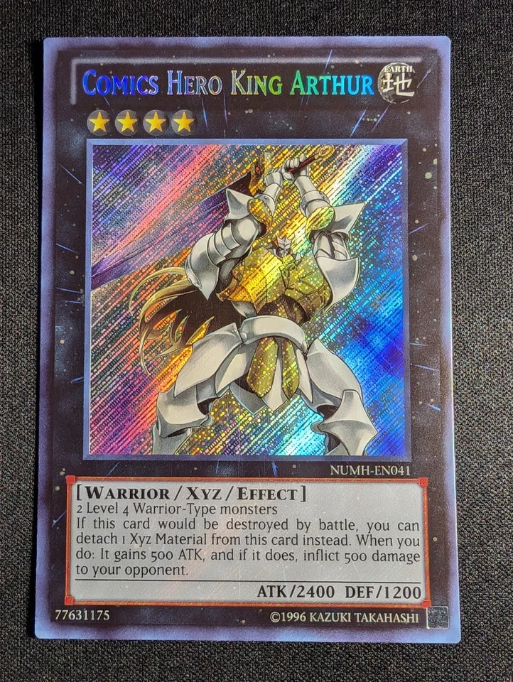 Yugioh - Comics Hero King Arthur NUMH-EN041 Unlimited Edition Secret Rare NM - Image 1 of 1