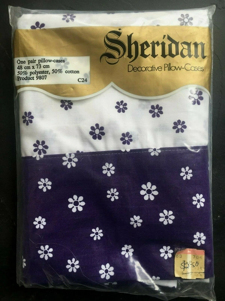 SHERIDAN DECORATIVE VINTAGE PILLOW CASES BRAND NEW 48cm x 73cm - Image 1 of 2