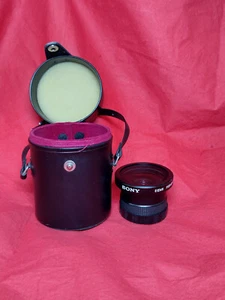 SONY VCL-0446C X0.45 Semi Fish Eye Lens & Tamiron Case with Cap - Picture 1 of 6