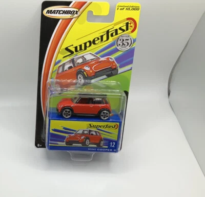 Matchbox Superfast  Limited Edition **RED** Mini Cooper S #12-SHIPS FAST🔥🔥NIP - Image 1 of 3