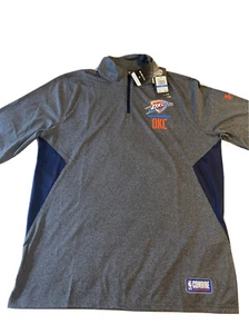 UNDER ARMOUR OKLAHOMA CITY PULLOVER HERREN XL GRAU TAILLIERT NBA NEU MIT ETIKETT UVP $ 60 - Bild 1 von 6