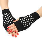 1 Pair Winter Gloves Half Finger Cold-proof Winter Thermal Girls Typing Gloves