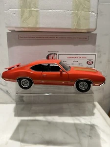 Danbury Mint 1970 Oldsmobile 442 W30/ 1:18 Rallye Red Complete Paperwork & Boxes - Picture 1 of 18