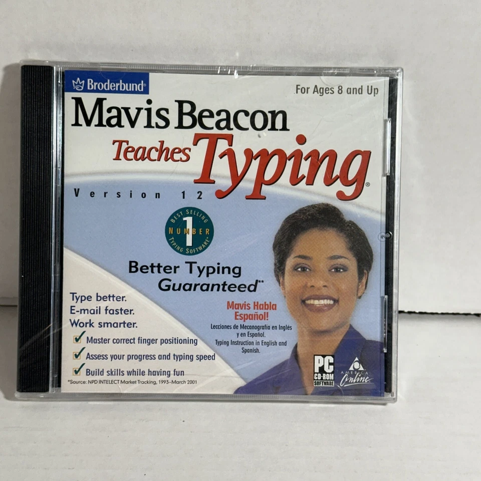 Mavis Beacon Teaches Typing Version 12 PC Software New Sealed NOS - Image 1 of 3