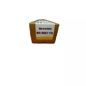 Genuine Sharp MX-60GT-YA Yellow Toner Cartridge for MX-3070 MX-4070 MX-5070 - Picture 1 of 1