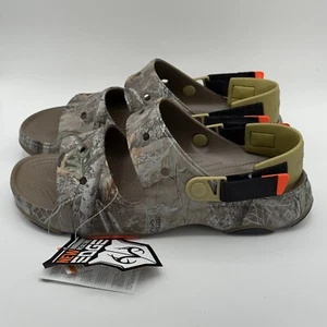 Crocs Realtree Edge All-Terrain Sandals Unisex Size m13 Camouflage - Picture 1 of 7