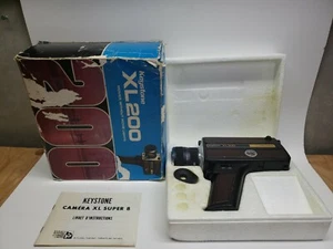 Fotocamera COSÌ COM'È vintage Keystone XL200 Super 8 pellicola zoom manuale occhio elettrico così com'è - Foto 1 di 10