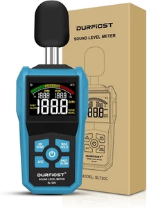 Decibel Meter, Sound Level Meter, Portable Level Meter, Db/Sone Units Fast Swit - Picture 1 of 7