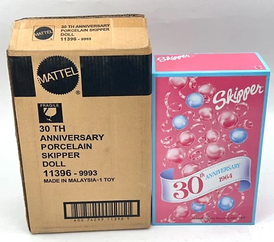 NUEVO Muñeca Patrón Porcelana 30 Aniversario 1993 De Colección Edición Limitada #11396 y Remitente Foto 1 de 4