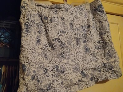 Minifalda informal Karen Scott azul a rayas para mujer 18 Foto 1 de 4