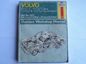 VOLVO 120 & 130 + 1800 Sports 1961-73 AUTOMOTIVE REPAIR MANUAL by HAYNES 203US - Picture 1 of 19