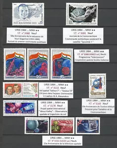 URSS 1984 - ESPACIO / ESPACIO / КОСМОС / ESPACIO - Lote de estampillas MNH ** - Imagen 1 de 1