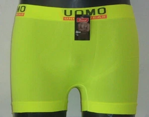 BOXERSHORTS Calzoncillos COLORES NEÓN Microfibra Elastano Rosa Verde Azul S M L XL XXL - Imagen 1 de 16