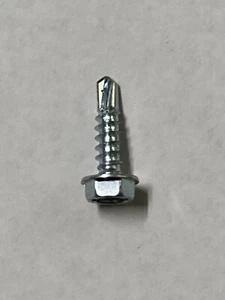 #8 X 5/8" Hex Washer Head 1/4 drive Self Tapping Drill Sheet Metal Screw LOT 400 - Picture 1 of 7