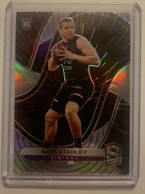 Nate Stanley 2020 Spectra RC Rookie # 21/75 SILVER PRIZM - Image 1 of 4
