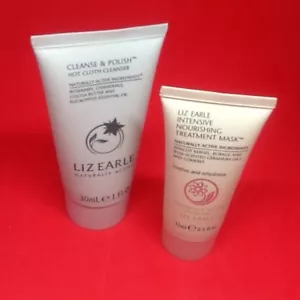 Liz Earle Cleanse & polish Hot cloth cleanser Intensive Nourishing Mask Set New - Picture 1 of 1