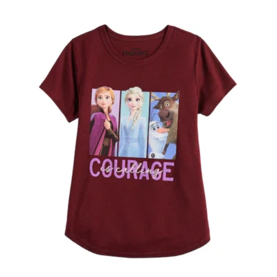 Girls' Size Large Disney's Frozen "Courage Is Calling" Graphic Tee $20 - Image 1 of 4