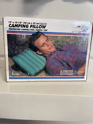 Vintage Intex Camping Pillow The Sport Set  NEW ✨19”x12-1/2”(48cmx32cm)🔥 - Image 1 of 4