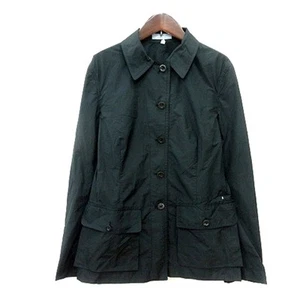 Stranes Blue STRENSE Balmain Collar Jacket Single 34 S Black MN Used 40b2ec86dee - Picture 1 of 8
