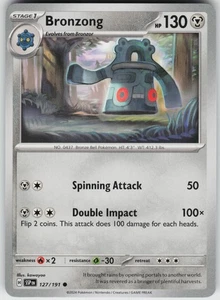 Bronzong 127/191 Holo Near Mint SV08: Surging Sparks Pokemon card - Picture 1 of 2