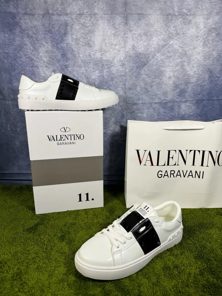 Valentino Garavani shoes Rockstud Untitled White&Black Size 42 EU - Imagen 1 de 4