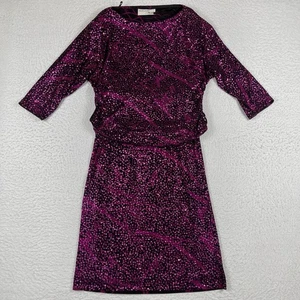 Ricki Lang Matching Skirt Set Womens 6 Top Midi Vintage Sequins Cocktail Party - Picture 1 of 16