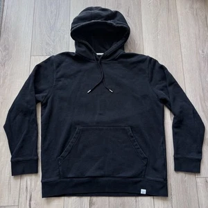 Norse Projects Hoodie Men Large Black Vagn Classic Sweatshirt Organic Cotton - Picture 1 of 4