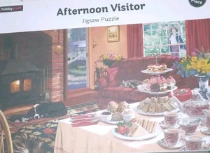 Black Friday Sale New Afternoon Visitor 1000 Piece Jigsaw Puzzle In Box Free P&P - Picture 1 of 2