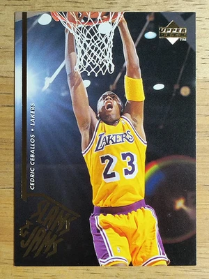 1995-96 cubierta superior #353 Cedric Ceballos SJ Foto 1 de 2