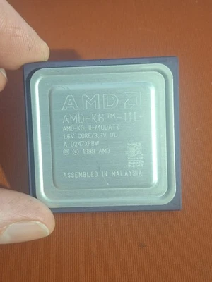 VINTAGE CPU K6-III+ 400 AFR AMD PROCESSOR PGA 168 RETRO PC SOCKET SUPER 7 - Immagine 1 di 3