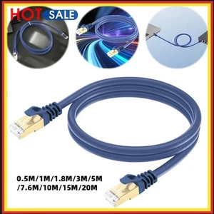 Cat8 RJ45 Shielded LAN Cables 40Gbps 2000Mhz for Gaming PC PS5 Xbox Modem Router - Bild 1 von 27