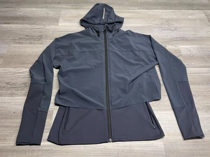 REI Co-op Windbreaker Jacket Size XS Gray Zip Up Hooded Lightweight Outerwear - Picture 1 of 8